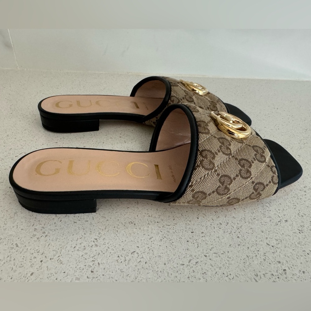 SOLD Gucci Jolie Slide Sandal EU 38.5 US 8.5 - Picture 4 of 8